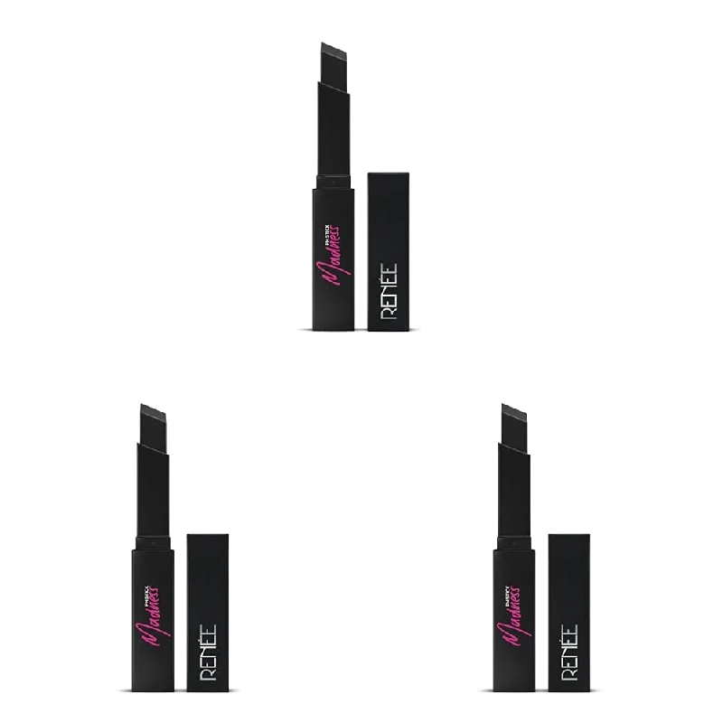 Renee Madness Ph Lipstick-Black Lipstick With Glossy Pink Payoff, 9 g-1.webp